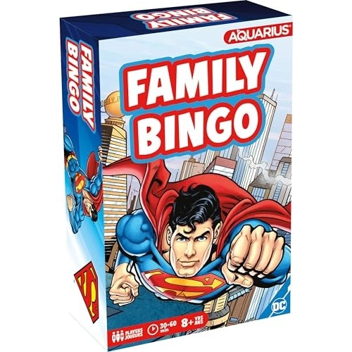Aquarius Superman Family Bingo - Ages 8 and up 18 piece(s)
