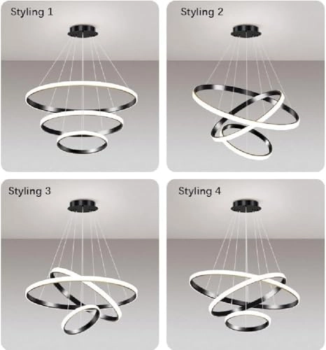 Modern Chandelier - Adjustable Height