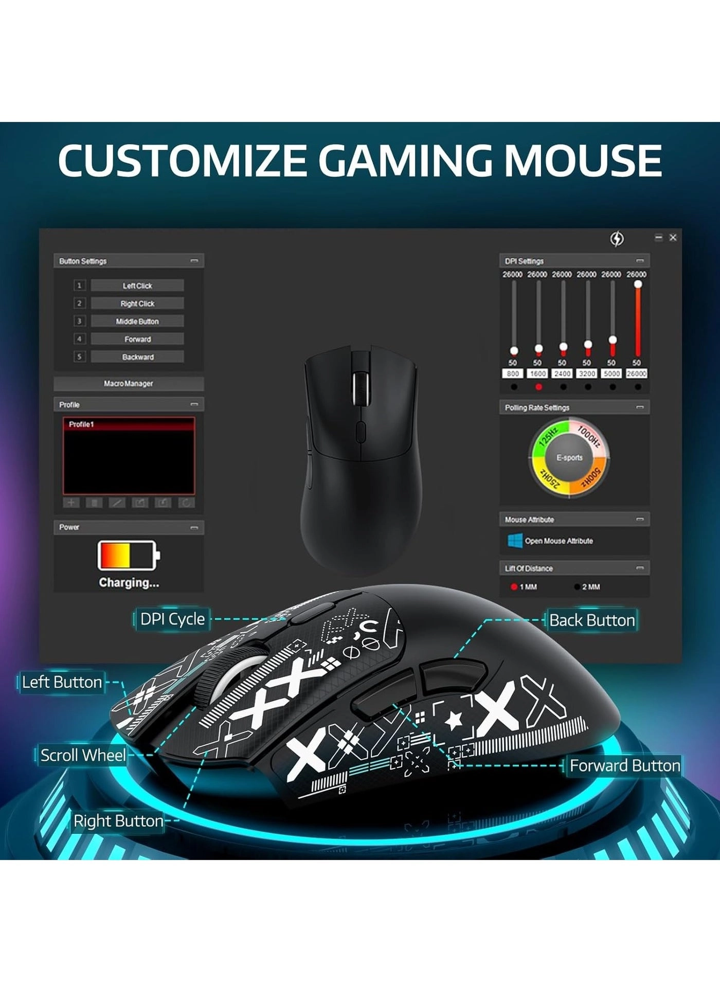 R1 Superlight Mouse - Wireless