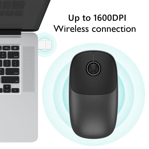 Slim Silent Optical Mouse - Wireless