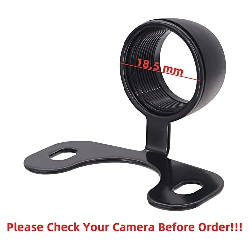 Round Car Rear Camera Mounting Bracket Kit - Butterfly Mount Flush Mount 4 Kits