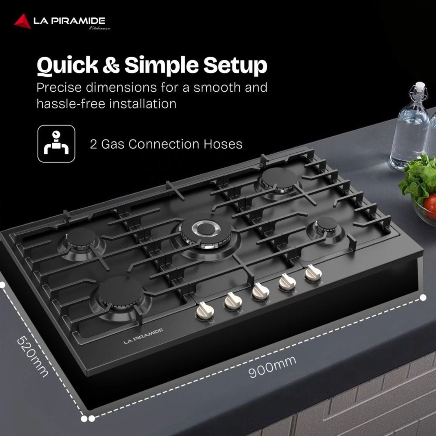 LP-95G1MWMKGB Gas hob