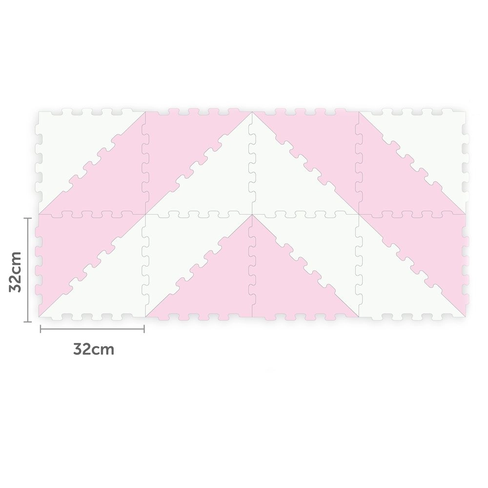 Triangle Puzzle Floor Mat - 10m+ 32 pieces