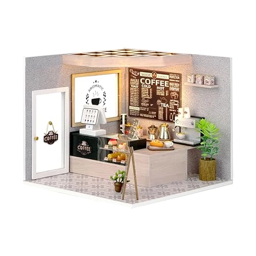 DIY Wooden Assembled House - Battery Powered Dust Cover