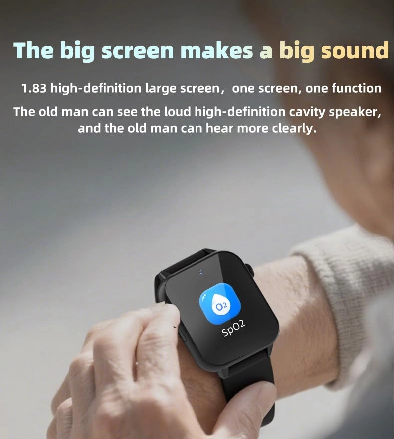 Fall Detection Watch for Elderly ABS+PC