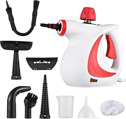 Najm Trading Pressurized Handheld Steam Cleaner - Portable 10 pcs Accessories