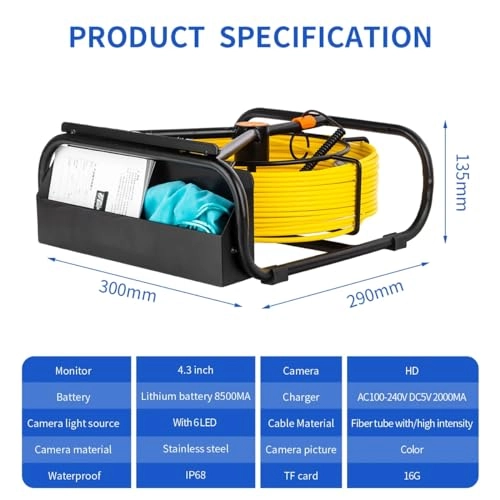 Pipe Inspection Camera - 50m