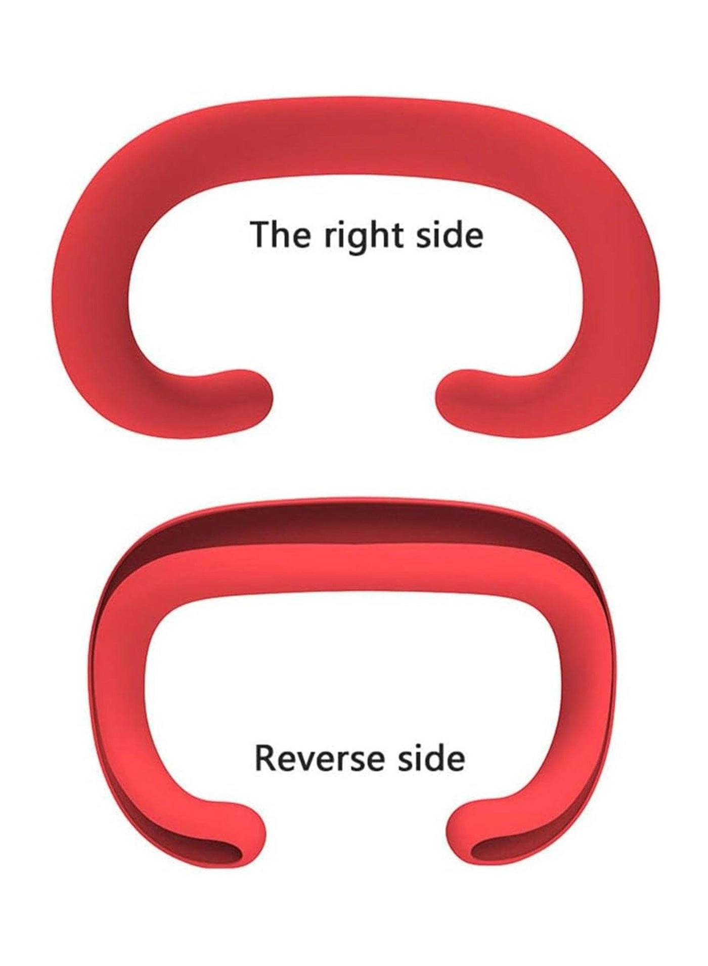 Silicone Face Pad Cover - Waterproof Washable Red