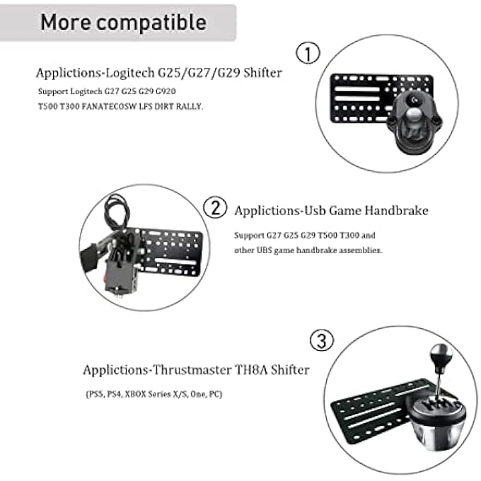HANDBRAKE PLATE Handbrake - PC/USB/G27/G25/G29/T500/T300