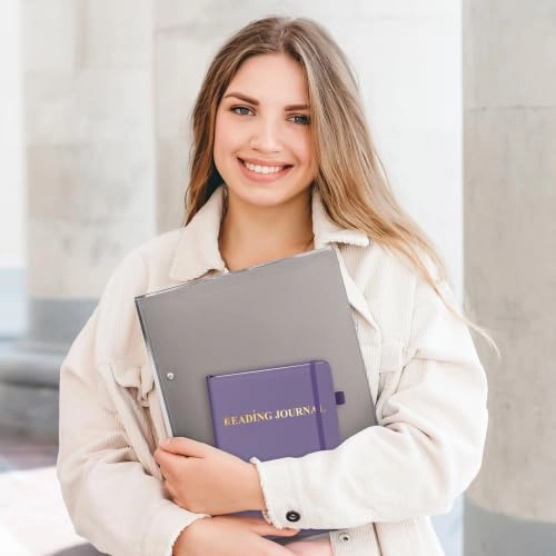Reading Journal - PU Leather 5.6" x 8.3"