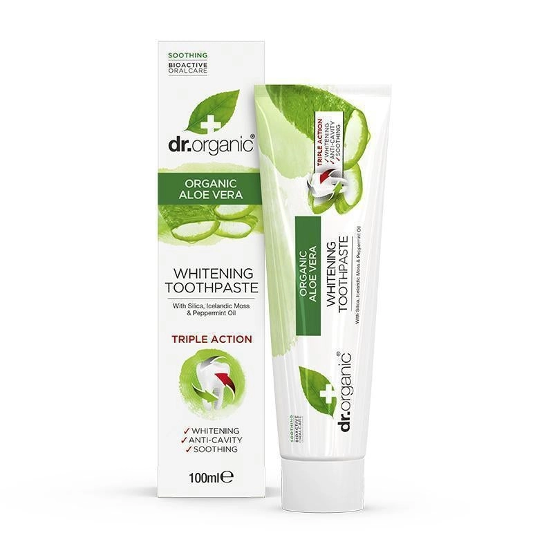 Dr Organic Aloe Vera Toothpaste Adults and children 100ml