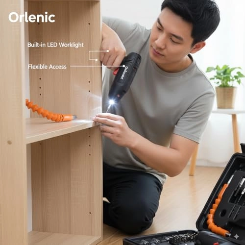 Electric Screwdriver Set - 1300 mAh