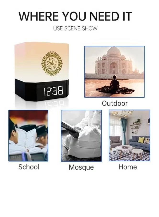QB303 - Touch Lamp Azan Clock