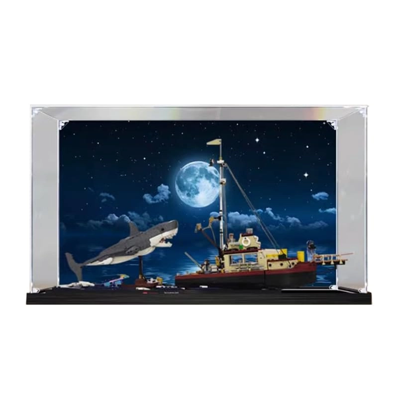 Clear Acrylic Display Case - Lego