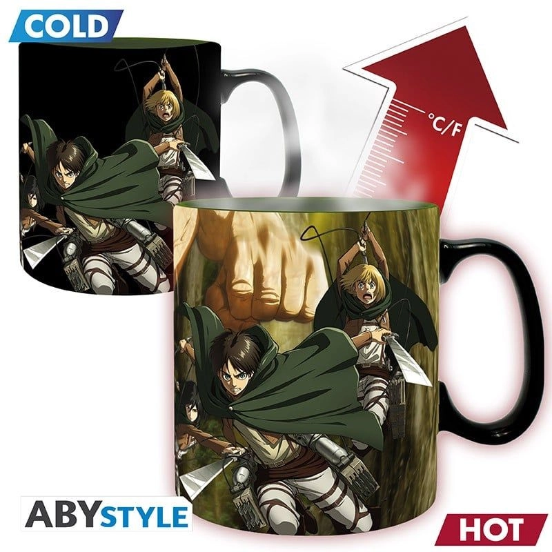 Attack On Titan Season 3 Titan Eren Heat Change Mug - 460 ml