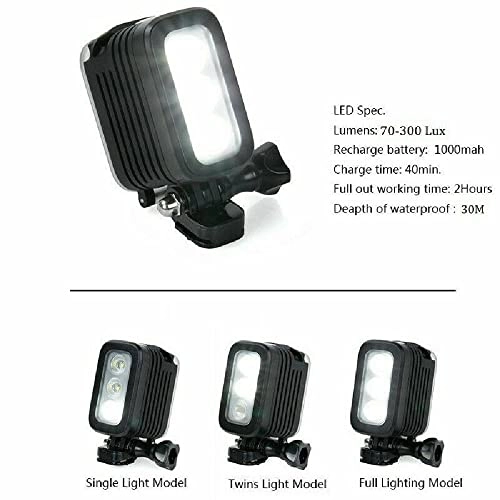 Waterproof Diving LED Light - Flash Lamp for GoPro 10/9/8/7/6/5