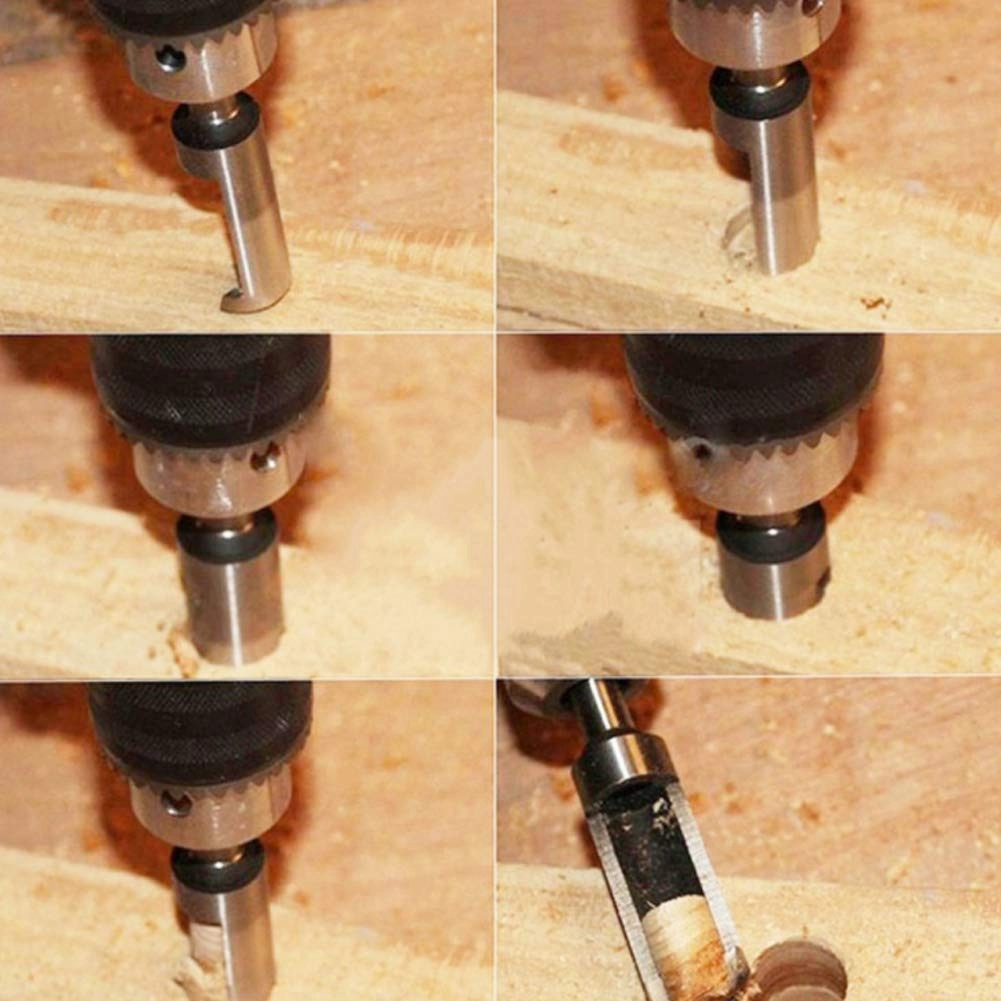 Wood Plug Cutter Set - 6mm/10mm/13mm/16mm 10mm 8