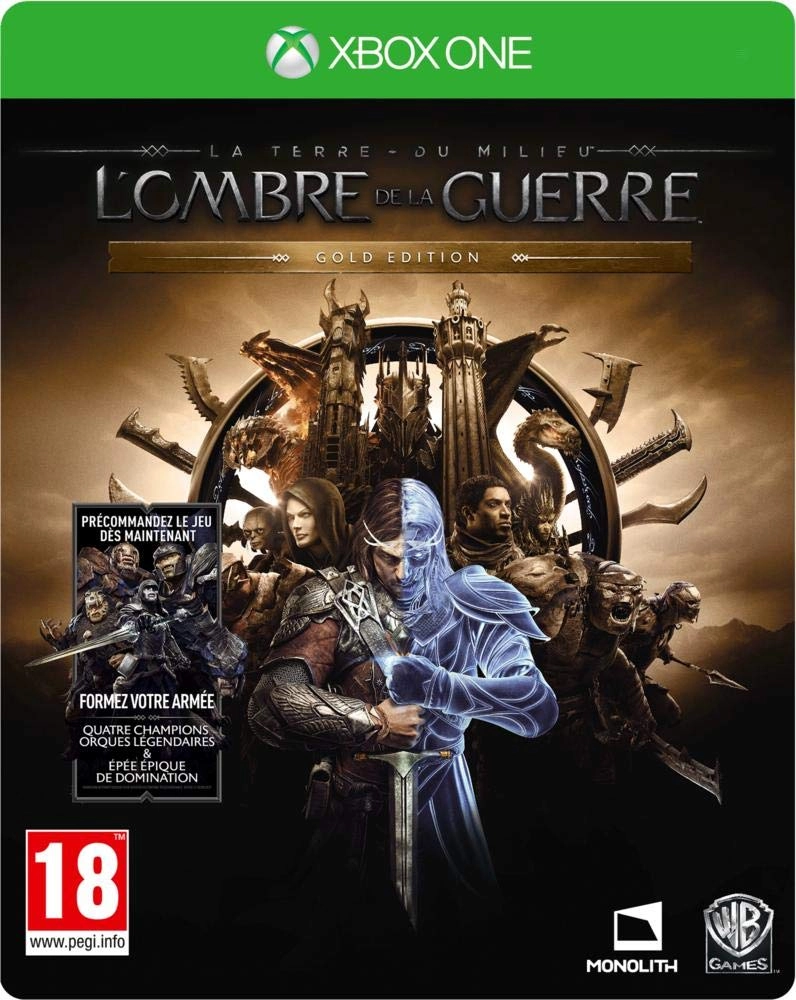 YIMOJI La Terre du Milieu : L'Ombre de la Guerre Gold Edition - Xbox One