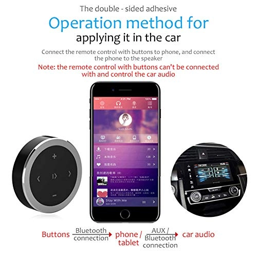 Car Wireless Bluetooth Remote Controller - Bluetooth wireless iOS Android