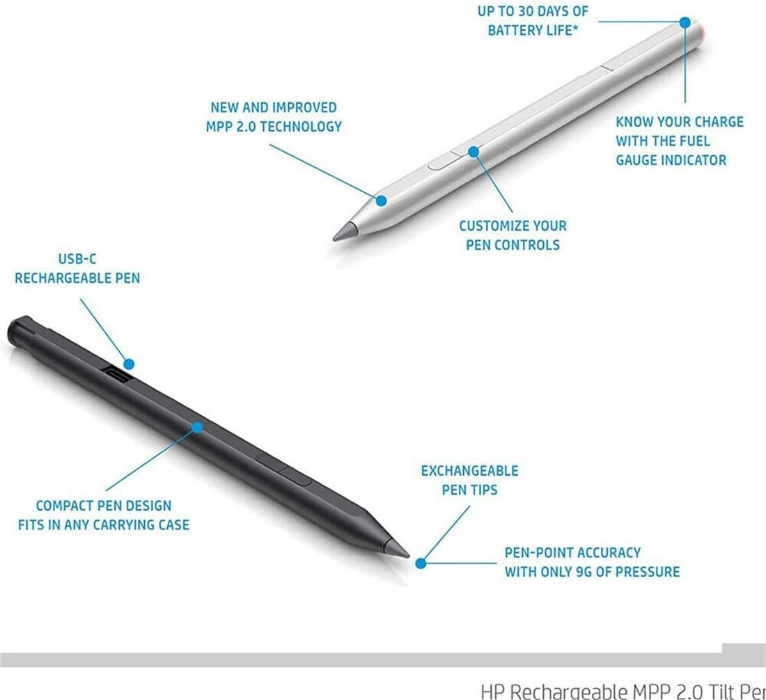 MPP 2.0 Tilt Pen - USB-C rechargeable Black