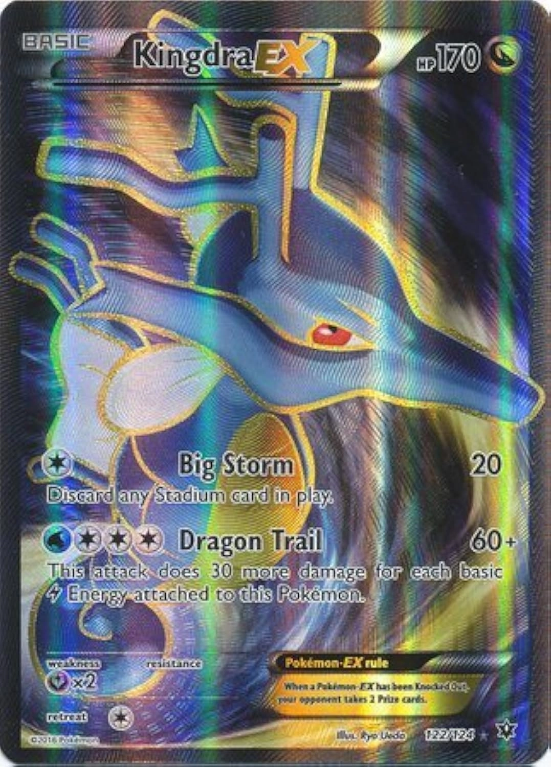 Pokmon Kingdra-EX 122/124 - XY Fates Collide Holo