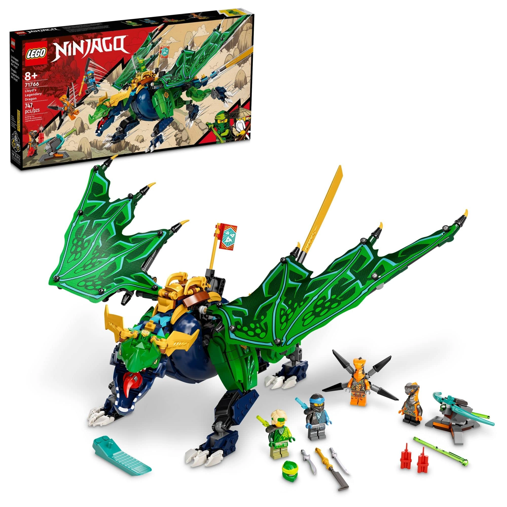 LEGO NINJAGO Lloyd's Legendary Dragon (71766SIOC)