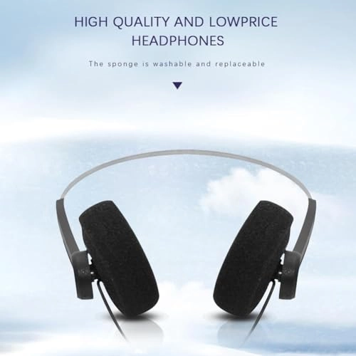 Retro Over-Ear Wired Headphone