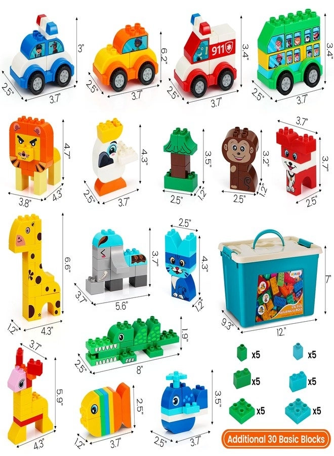 Classic Big Bricks Building Blocks - 180 pcs