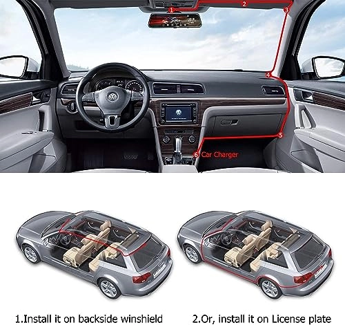 2 in 1 Front Rear DashCam - 1080p