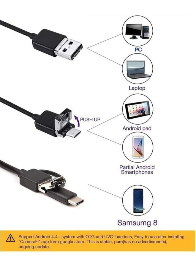 Mini USB Car Endoscope Camera - 10M 5.5Mm