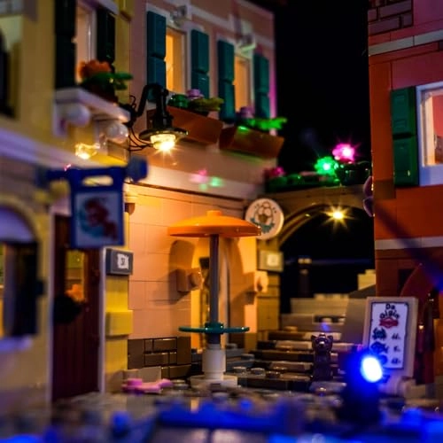 LED Light Set - Compatible with 21359 Italian Riviera USB