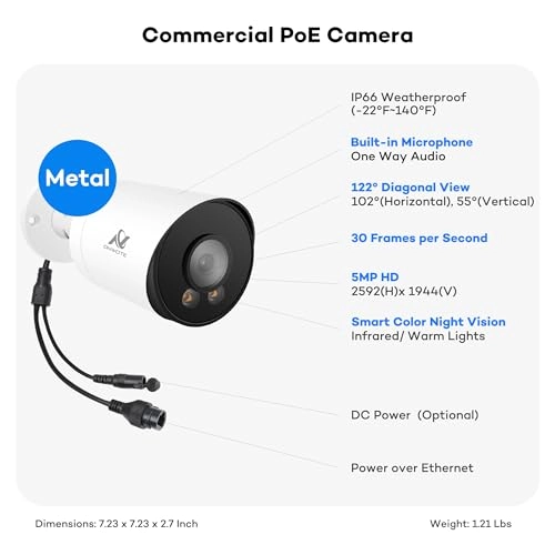 NVR PoE Security Camera System - 16 Channel