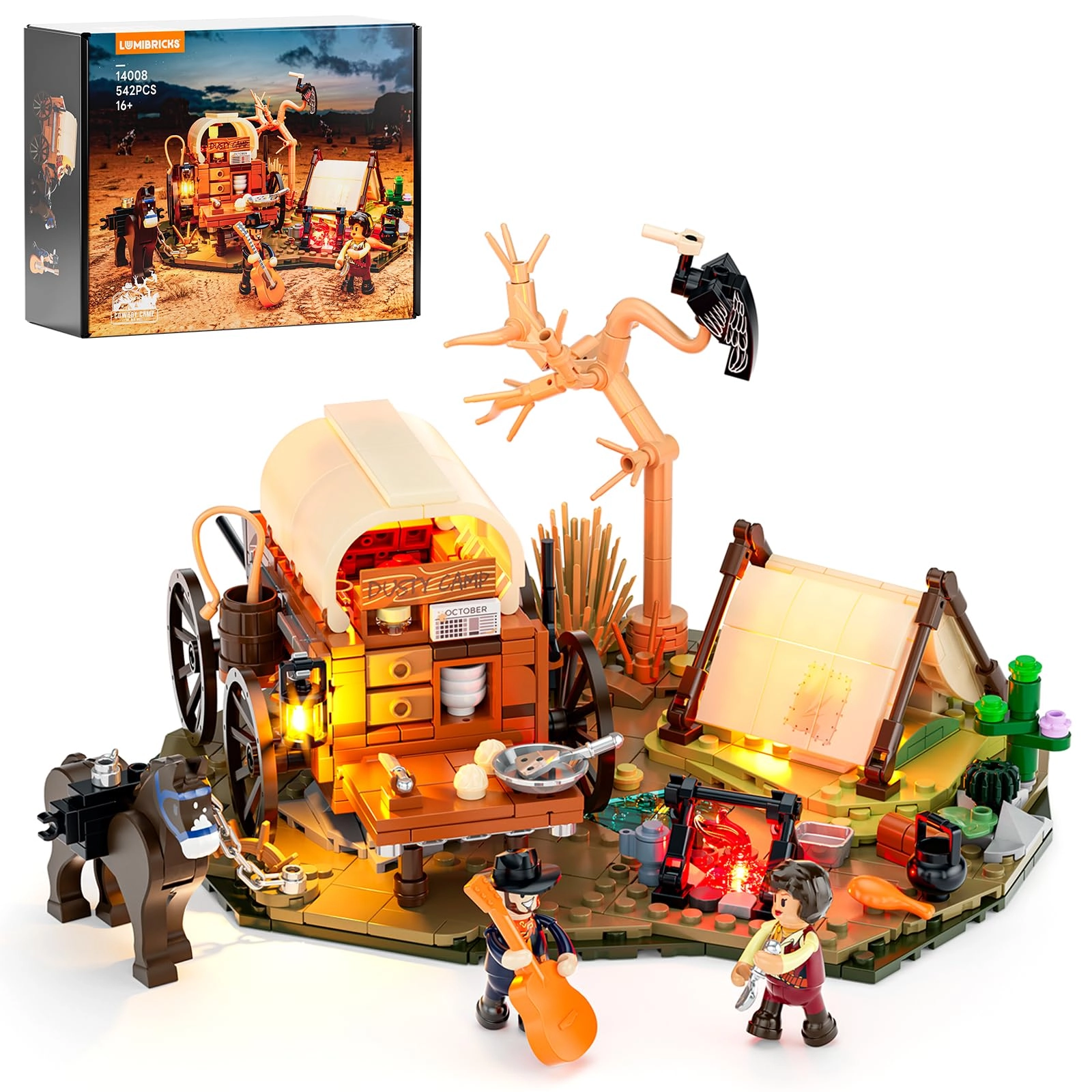 Lumibricks Western Cowboy Camp - 542 pcs