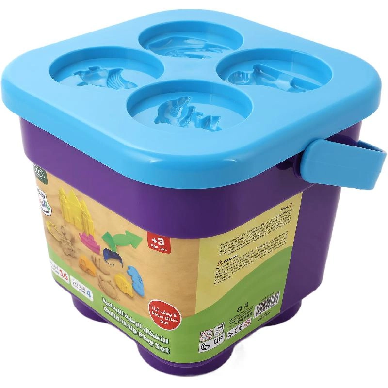Sand Bucket Built Playset - Assorted Color Activity Sand