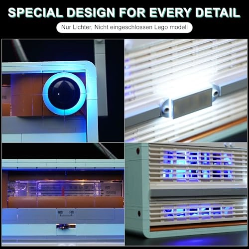 LED Light Kit - Compatible with Lego 10334 Retro Radio Lights Only
