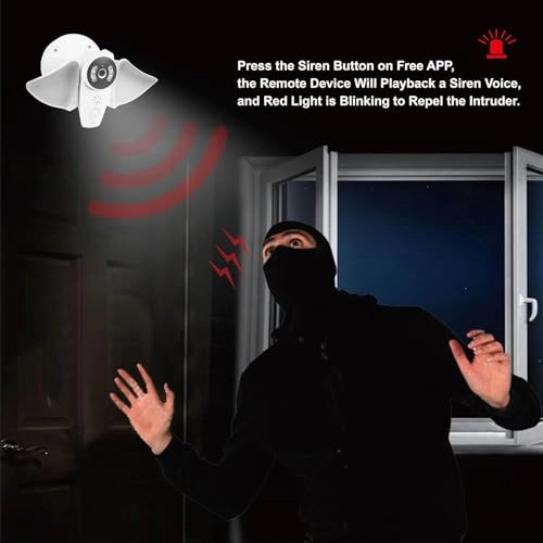 Outdoor Floodlight Camera 1080P