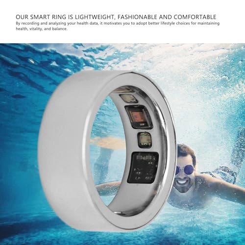 Smart Ring Health Tracker - IPX8 Waterproof 20mah Approx. 7 Days