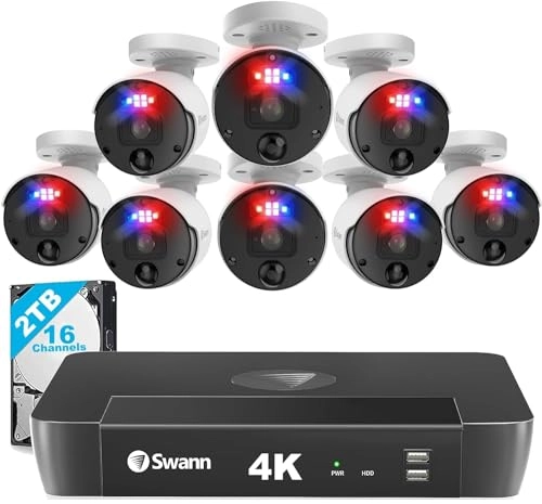 NVR Security System - 8 Camera 16 Channel 4K