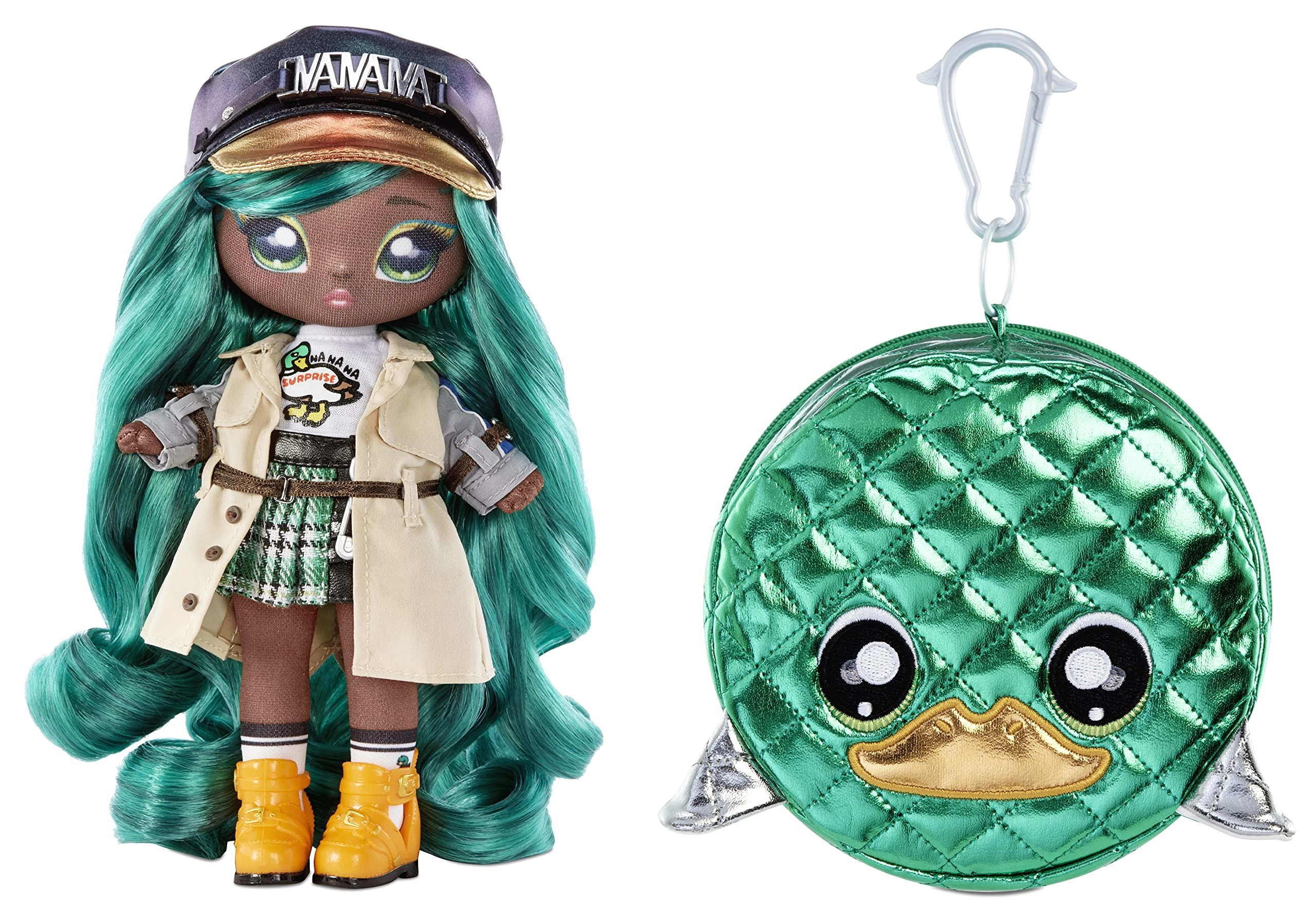 MGA Entertainment Mallory Duckington Plush Doll - Glam Series 2 Metal Animal Clip Purse