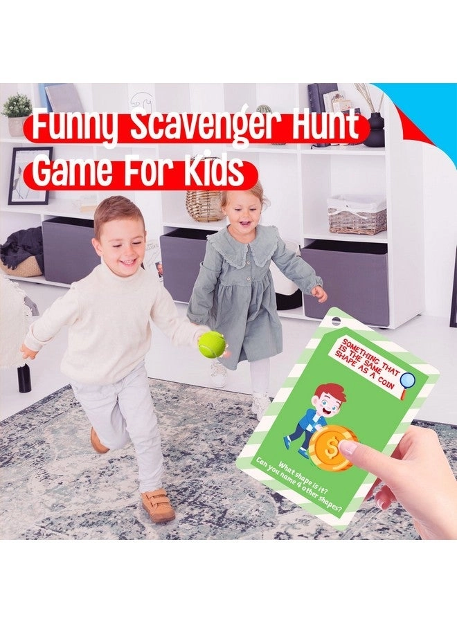 Indoor Scavenger Hunt Cards - Toddlers 56 pieces