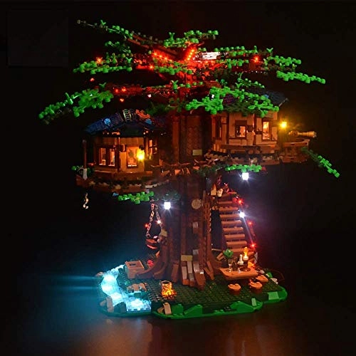 Led Light Kit Set for LEGO 21318 Treehouse - Without Rc USB and Battery Powered