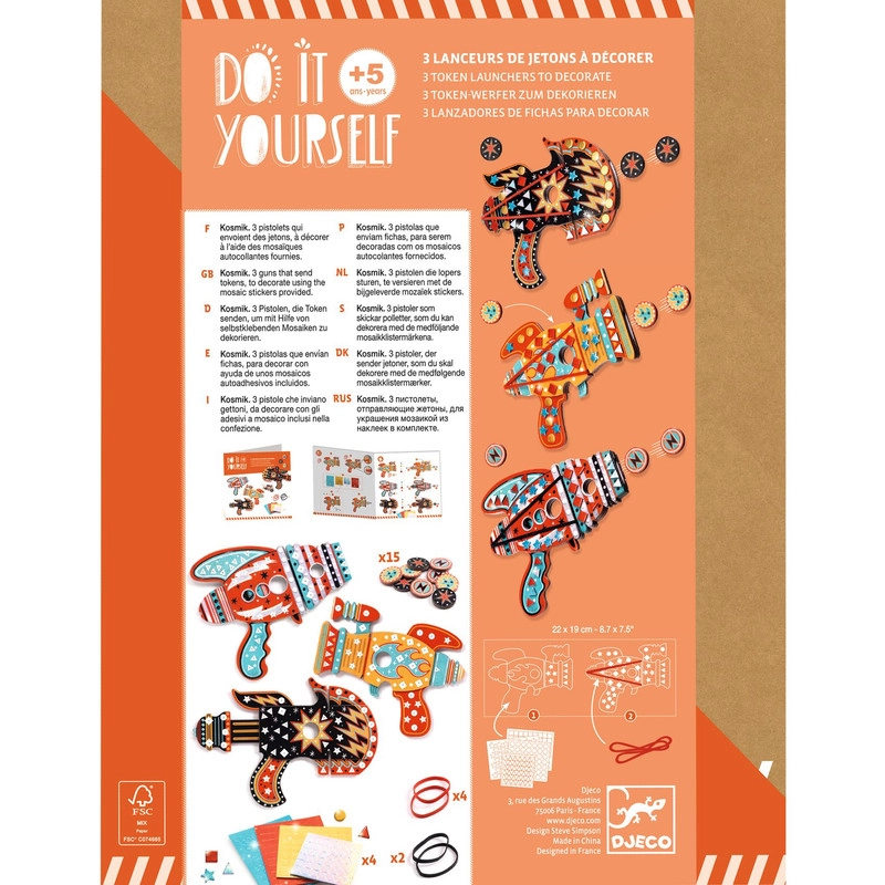 Do It Yourself - Kosmik - 3 launchers 5 years+