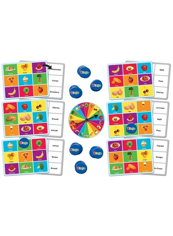 Food Bingo Game - English