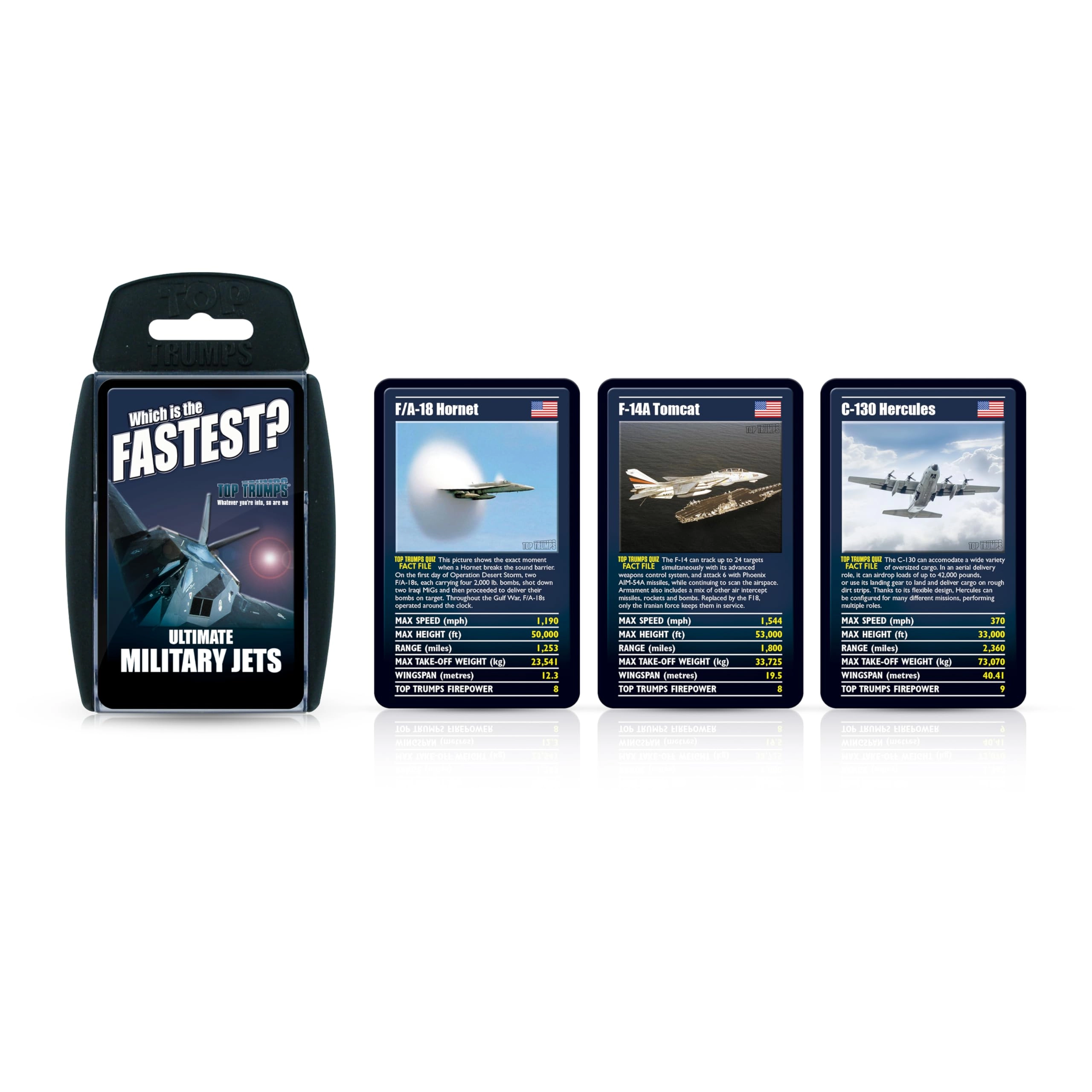 Top Trumps Ultimate Military Jets - Card Game