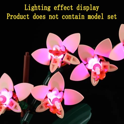 LED Light Kit for LEGO Mini Orchid Building Blocks Model 10343 - Plastic 1