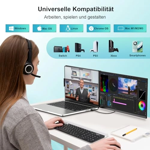 Portable Monitor - LPT-P5 15.6 Inches 1920 x 1080 Pixels