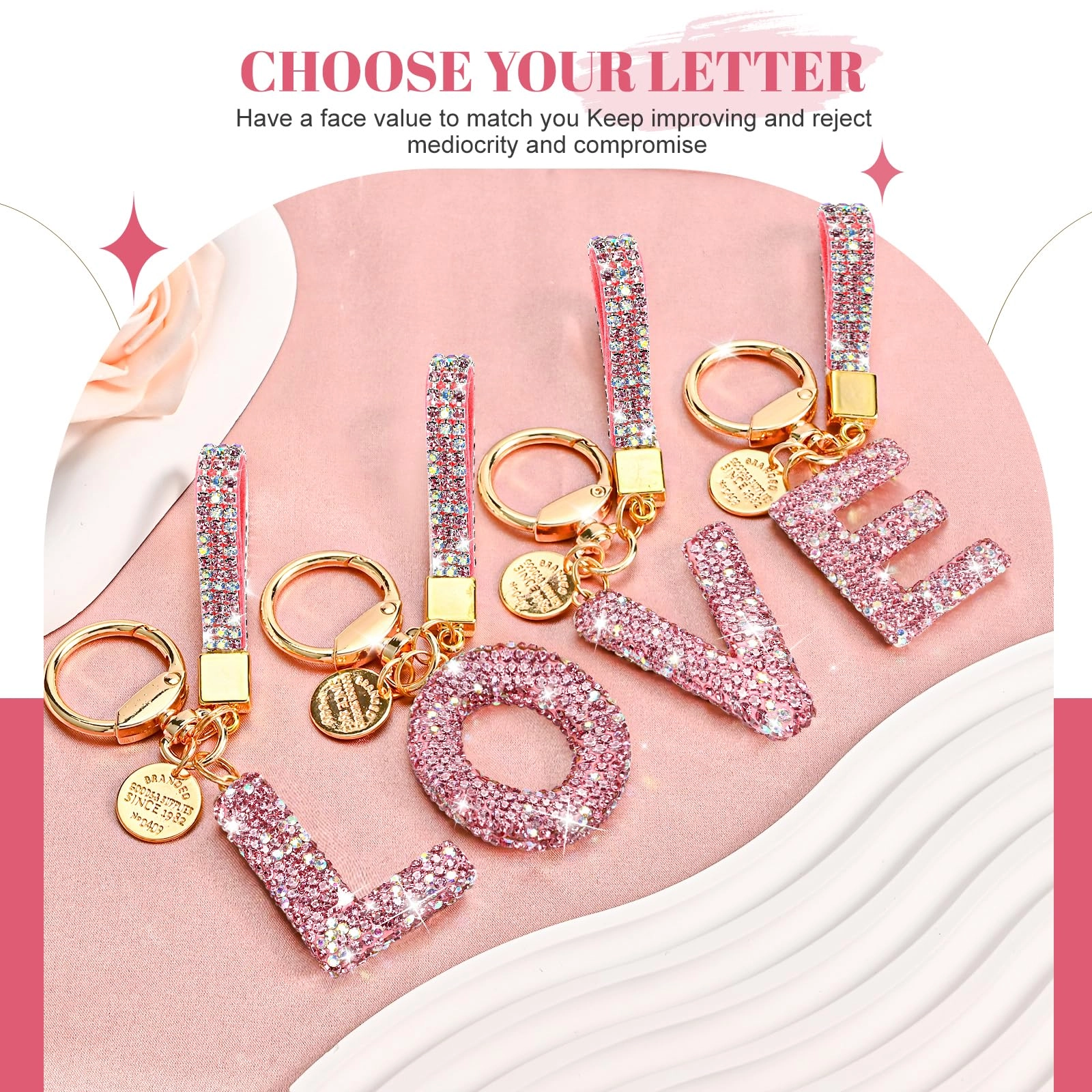 Initial Letter Keychain