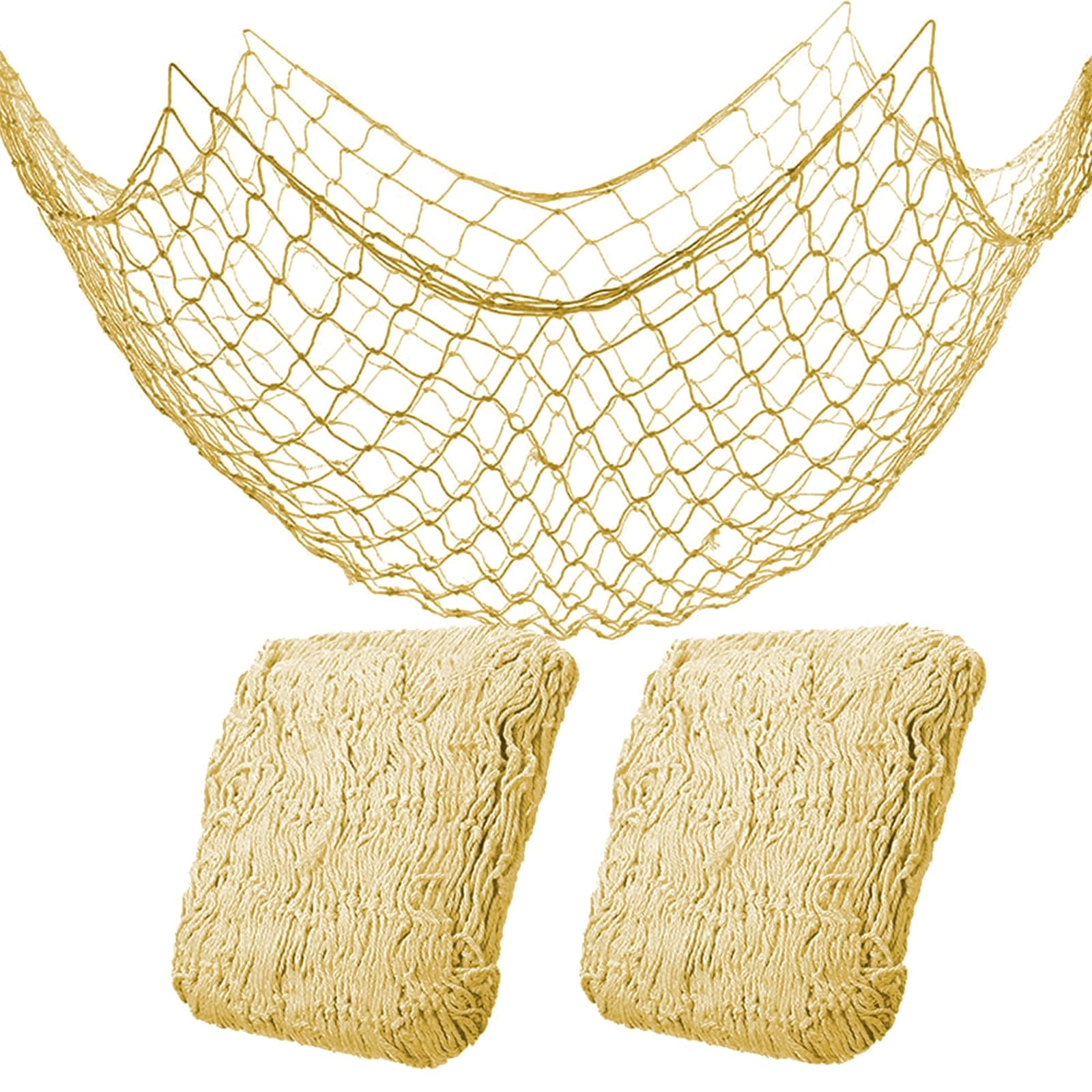 bwealt Fish Net Decorations - 2 Pack Party