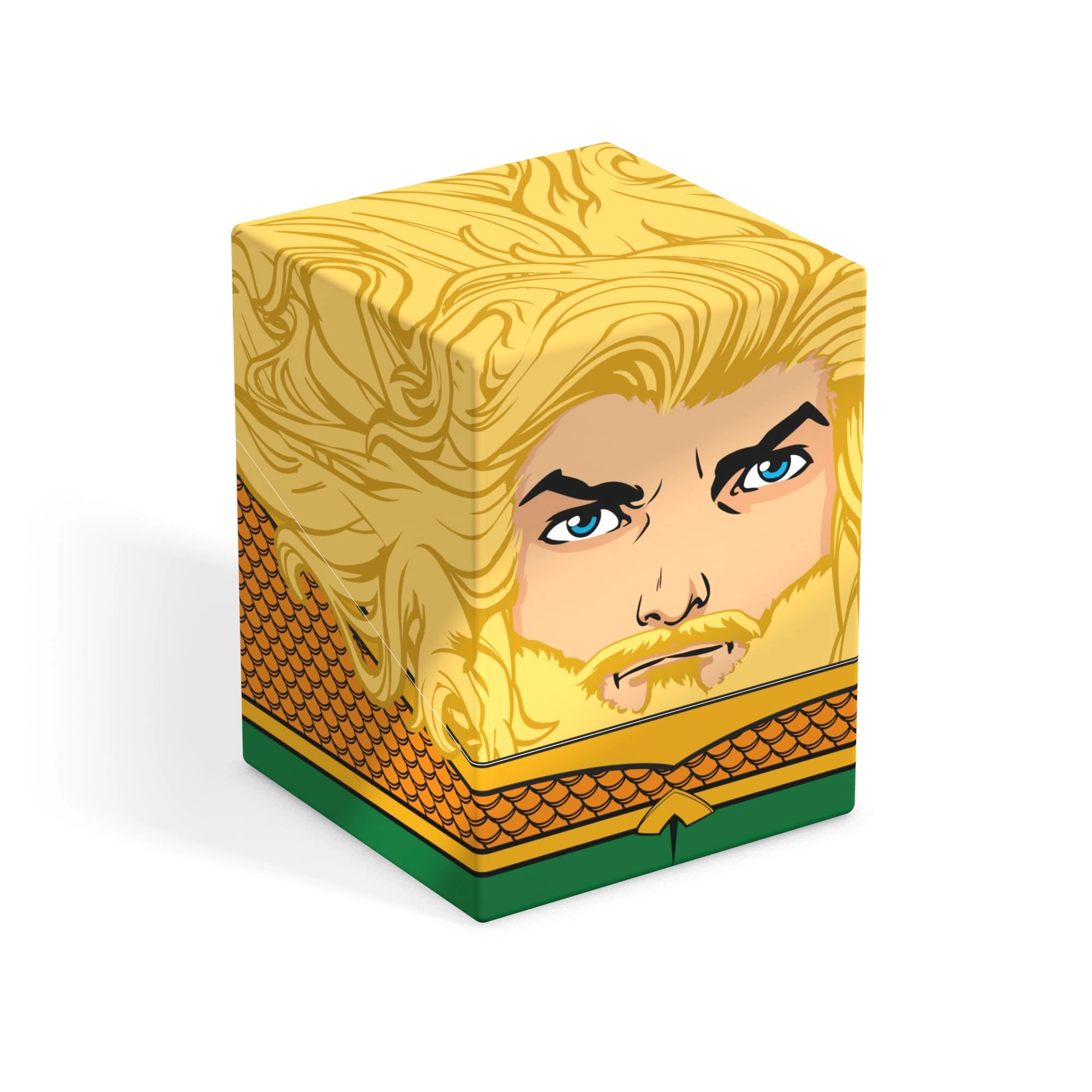 ULTIMATE GUARD Aquaman - DC JUSTICE LEAGUE - Squaroes - Deck box holds up to 100 double-sleeved / 120 single-sleeved - Made in Germany