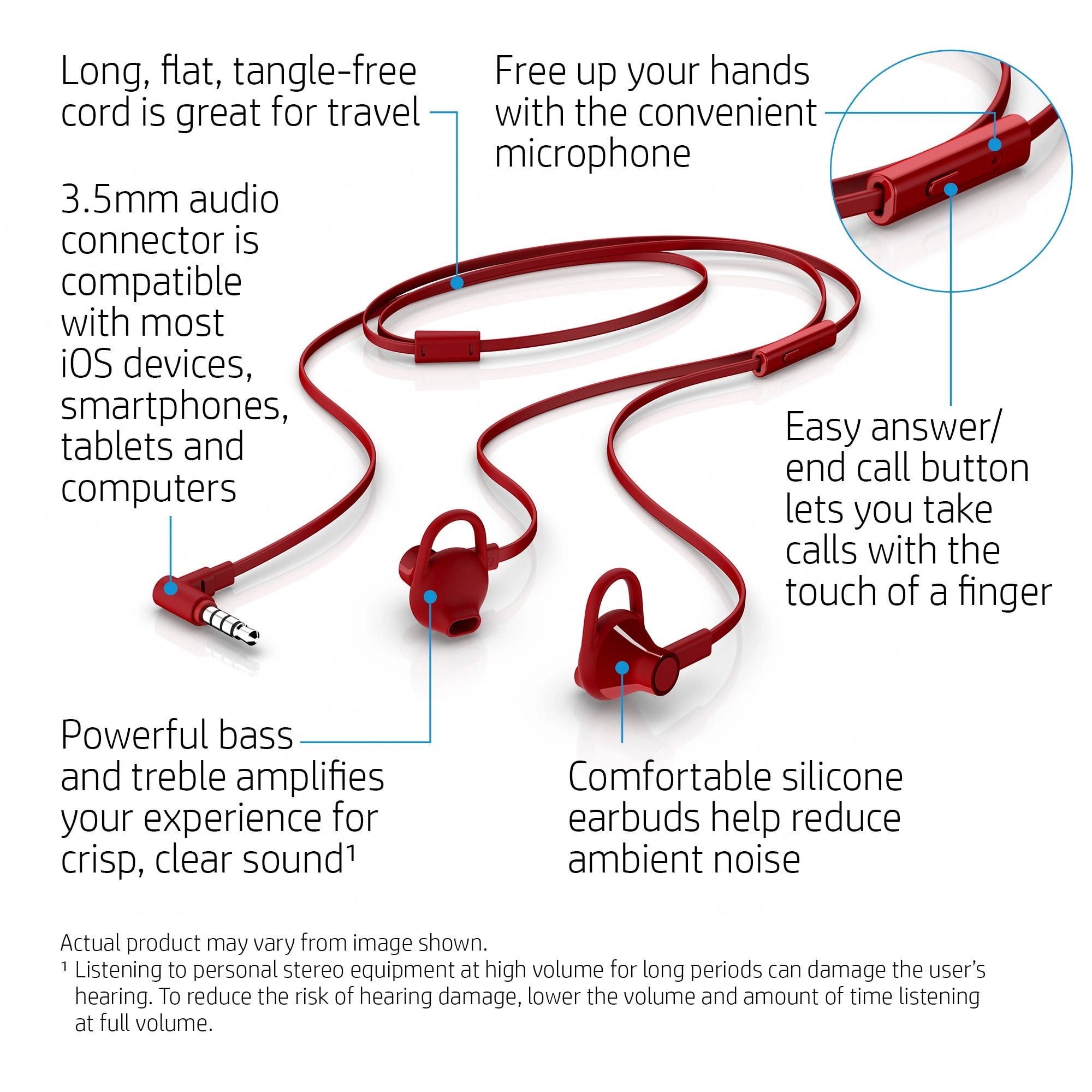 Earbuds 150 Wired Headset